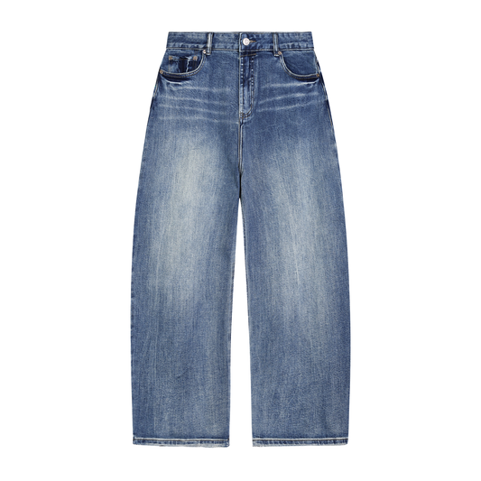 Signature Stamped Blue Denim Jeans V1