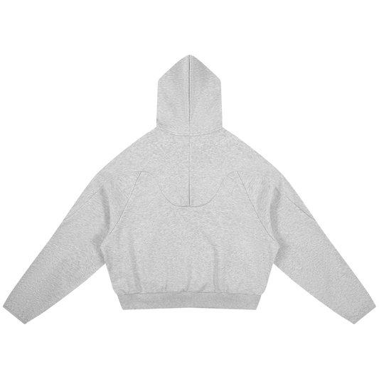 Curved Paneled Hoodie
